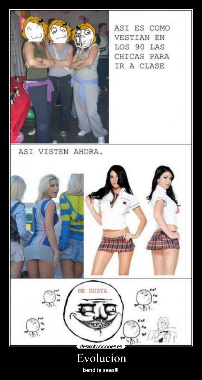 Evolucion - bendita seas!!!!