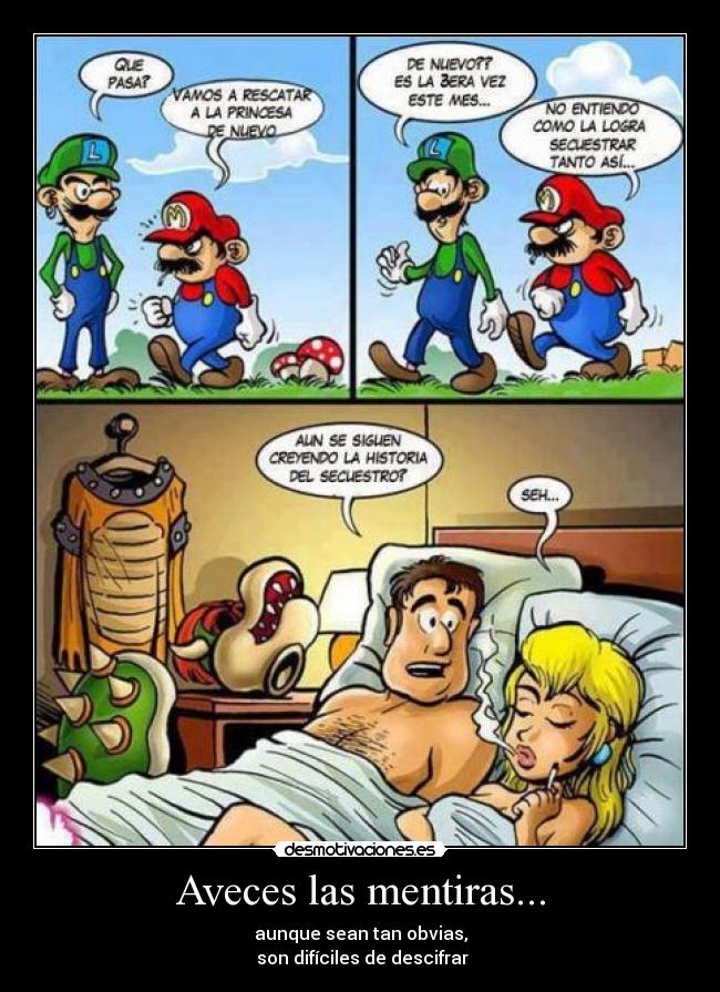 Aveces las mentiras... -