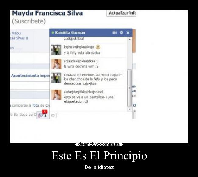 Este Es El Principio - De la idiotez