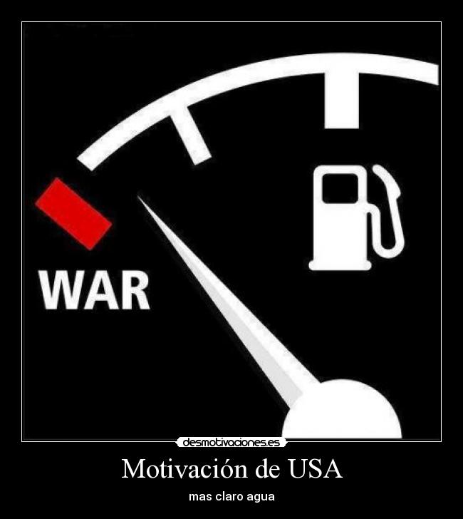Motivación de USA - mas claro agua