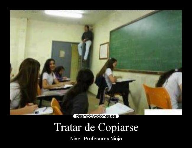 Tratar de Copiarse -