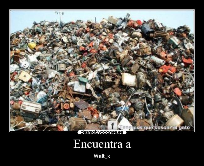 Encuentra a - Walt_k