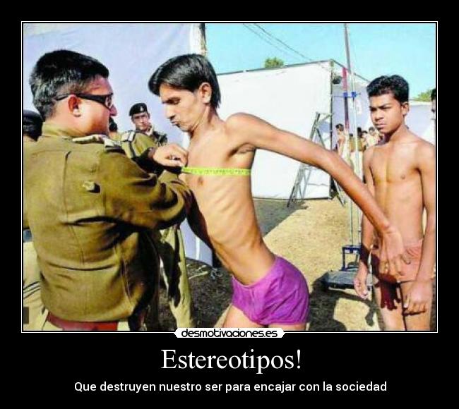 carteles estereotipos que destruyen nuestro ser para encajar con sociedad desmotivaciones