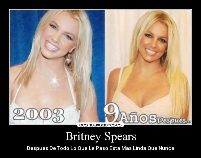 carteles britney spears linda desmotivaciones