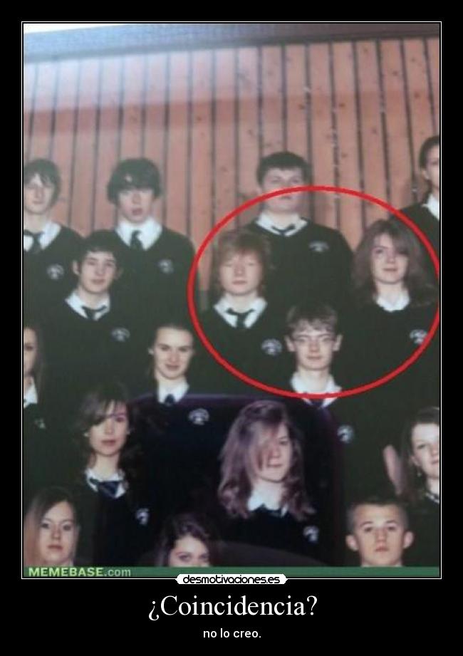 ¿Coincidencia? - no lo creo.