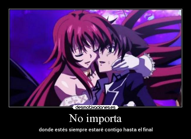 No importa - donde estés siempre estaré contigo hasta el final