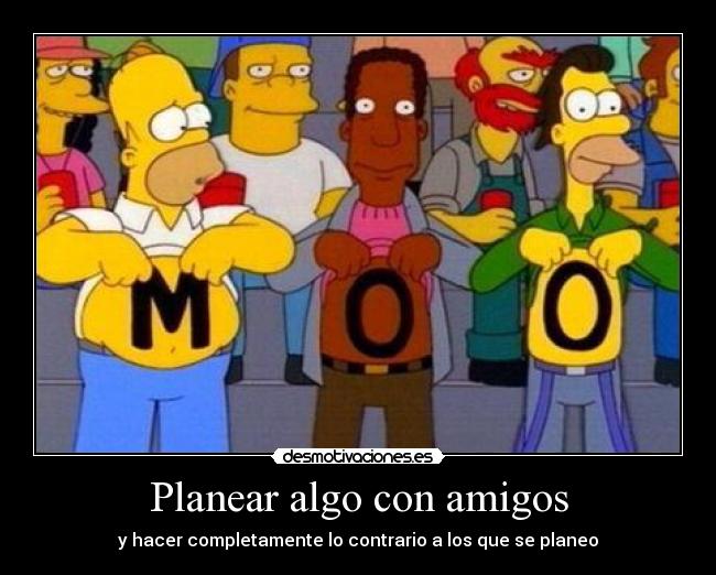 carteles amigos los simpsons desmotivaciones