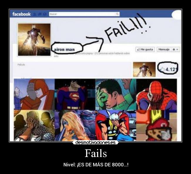 Fails - Nivel: ¡ES DE MÁS DE 8000...!