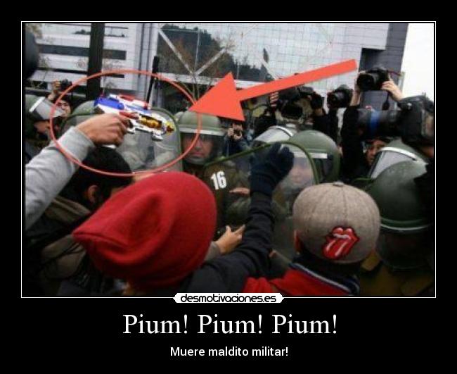 Pium! Pium! Pium! Desmotivaciones