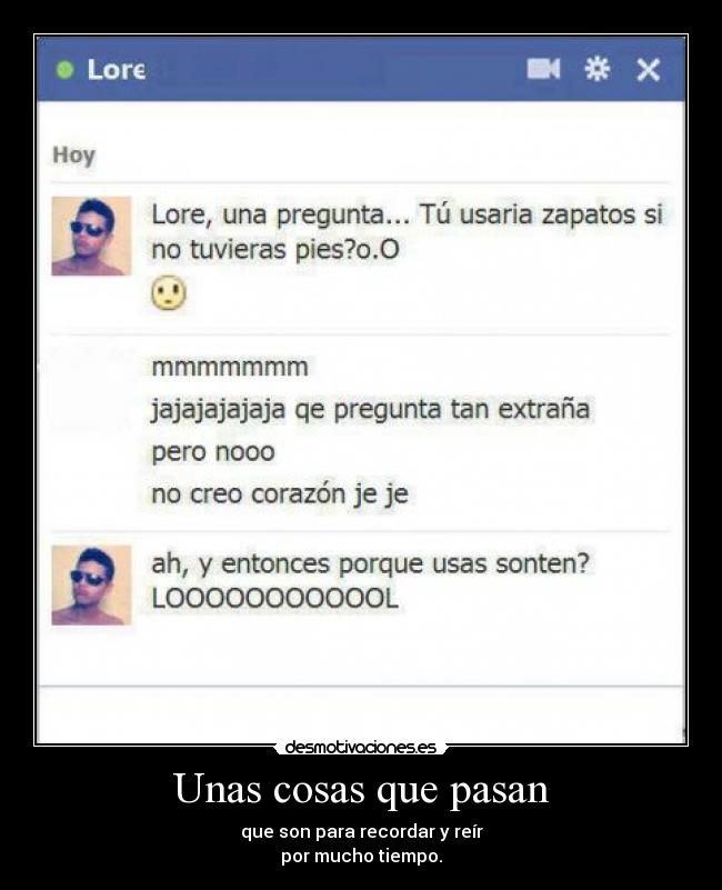 Unas cosas que pasan - 