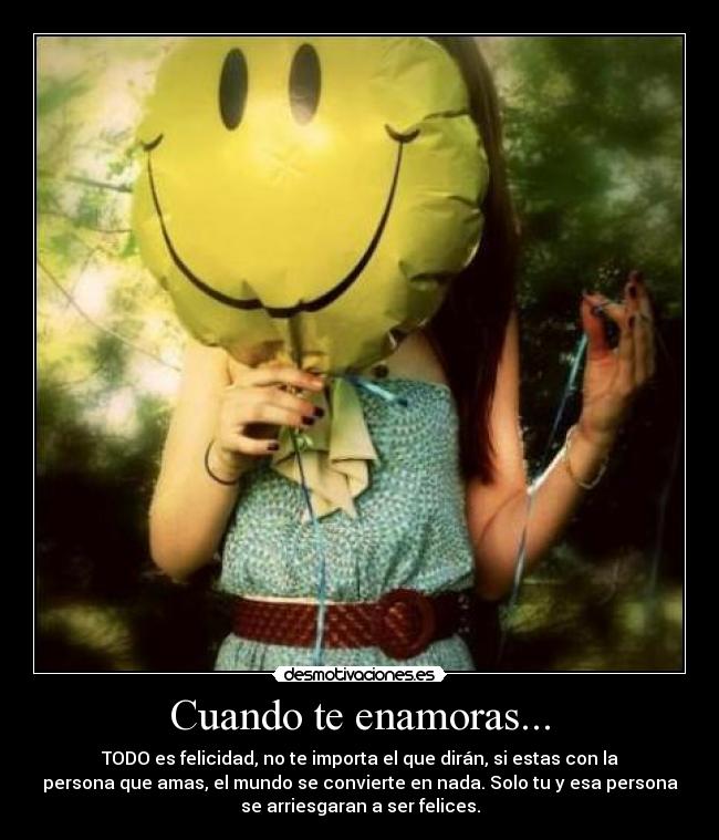 Cuando te enamoras... -