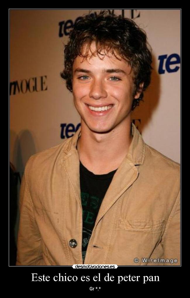Este chico es el de peter pan -
