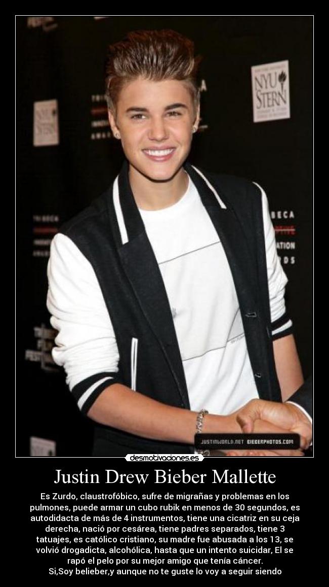 Justin Drew Bieber Mallette -