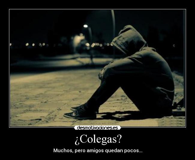¿Colegas? -