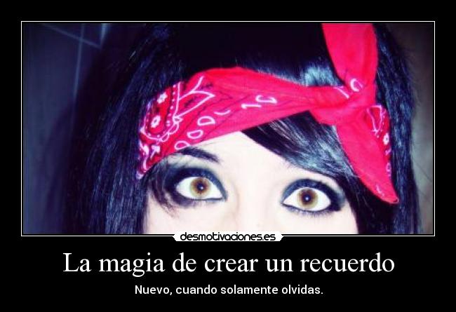La magia de crear un recuerdo -