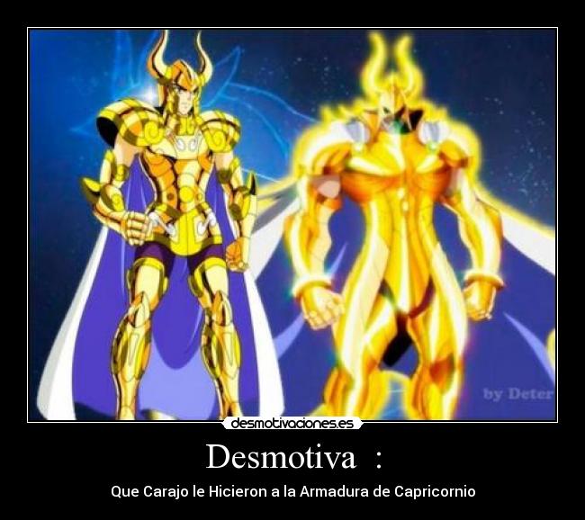 Desmotiva : -