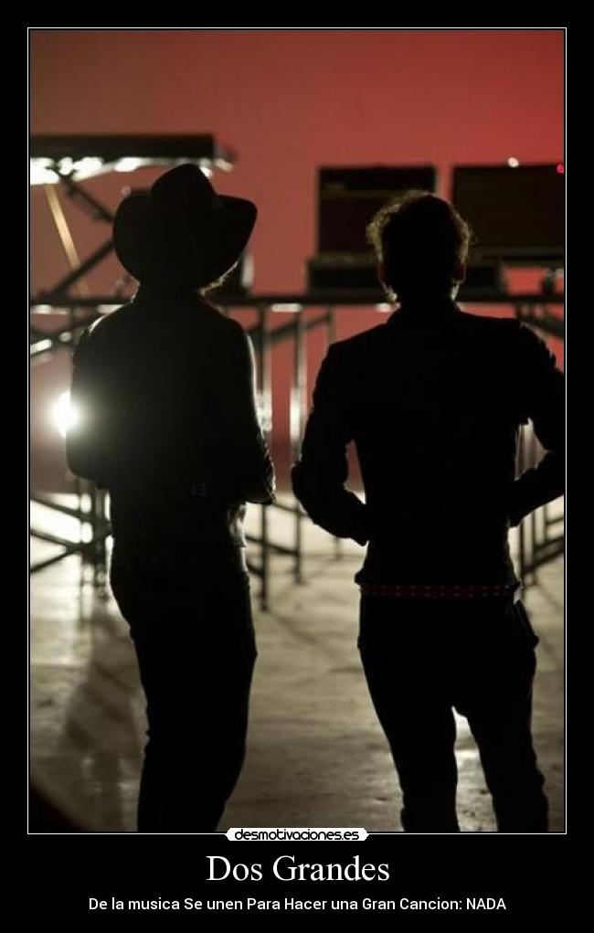 Dos Grandes - De la musica Se unen Para Hacer una Gran Cancion: NADA