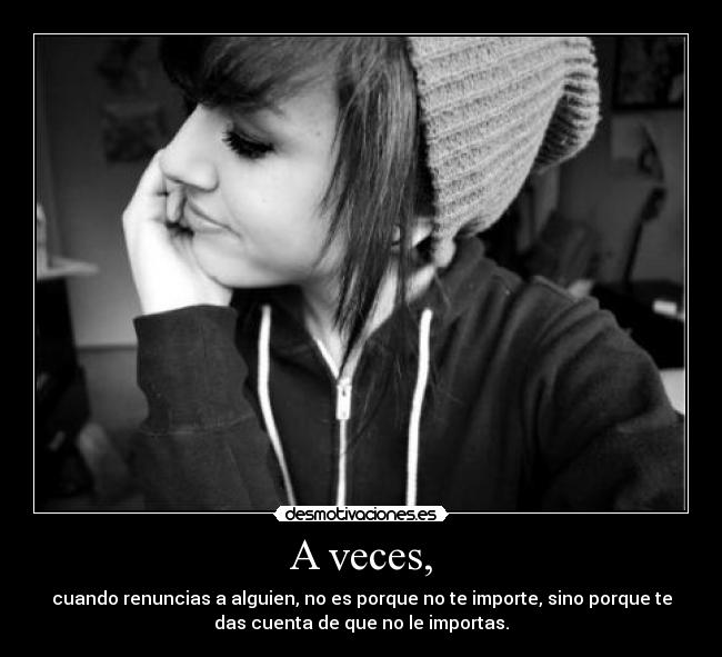 A veces, - 