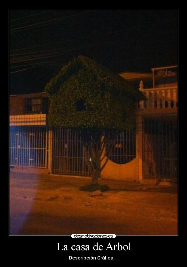 La casa de Arbol - Descripción Gráfica .-.