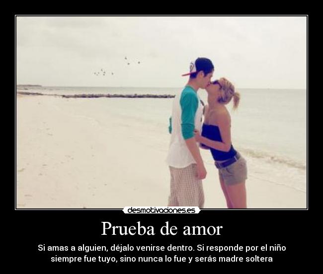 Prueba de amor -