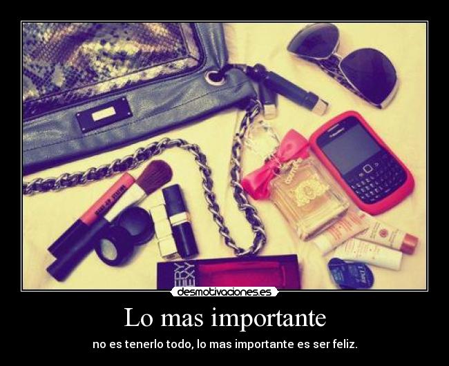 Lo mas importante - 