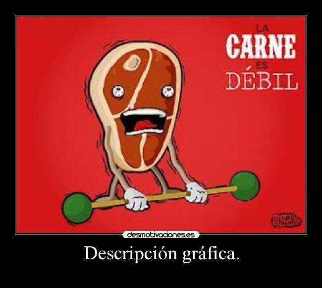 carteles carne debil desmotivaciones
