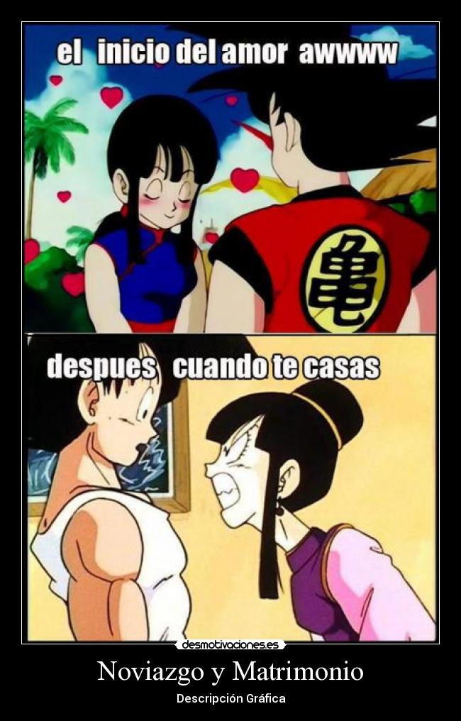 Noviazgo y Matrimonio - Descripción Gráfica