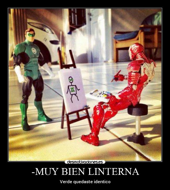 -MUY BIEN LINTERNA - Verde quedaste identico