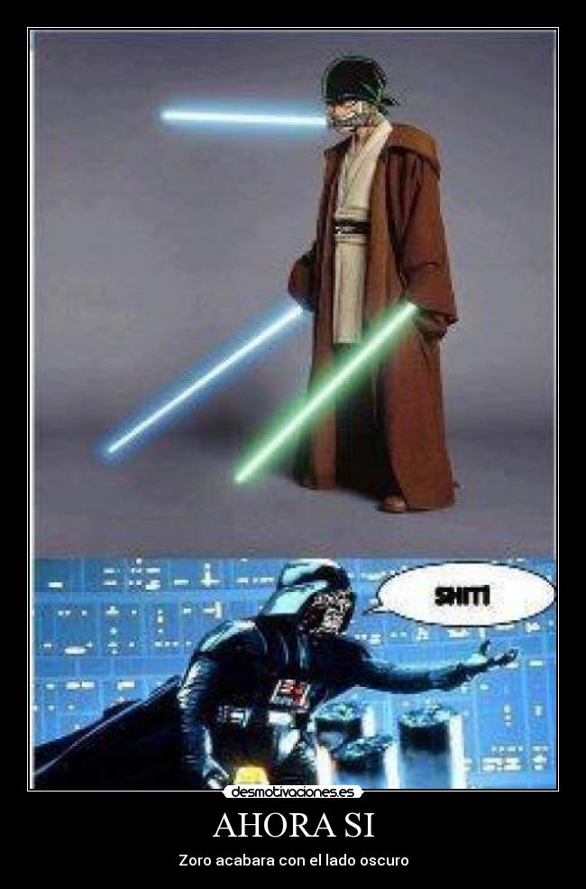 AHORA SI - Zoro acabara con el lado oscuro