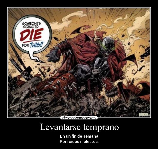 Levantarse temprano -