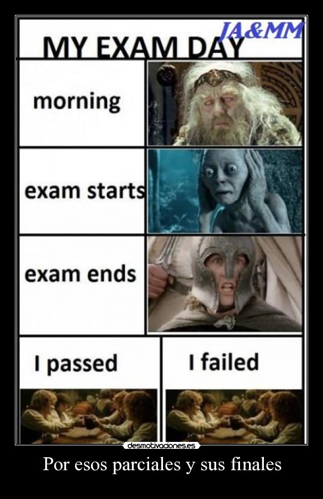 Por esos parciales y sus finales - 