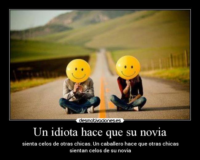 Un idiota hace que su novia -