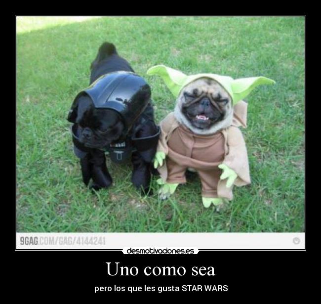 Uno como sea - pero los que les gusta STAR WARS