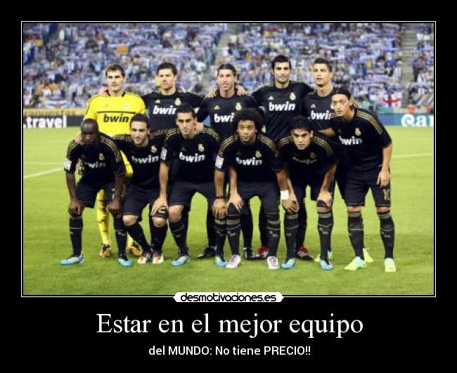 Estar en el mejor equipo - 