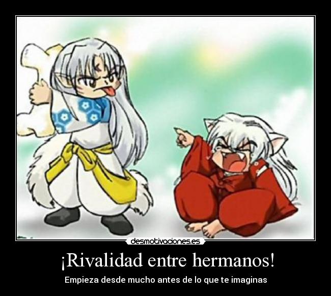 ¡Rivalidad entre hermanos! -