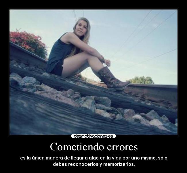 Cometiendo errores -
