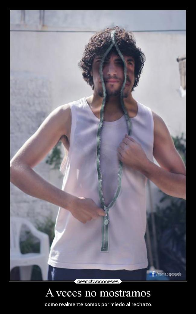 A veces no mostramos - 