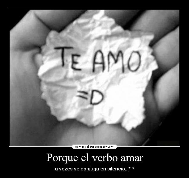 Porque el verbo amar - 