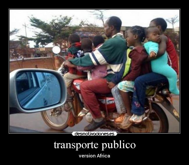 transporte publico - version Africa