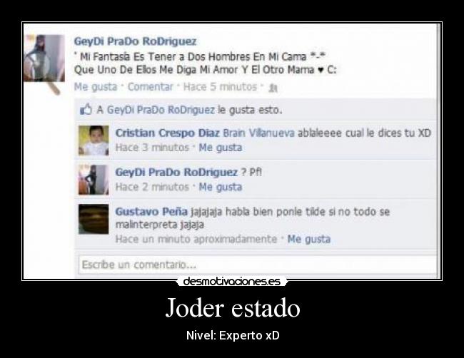 Joder estado - 