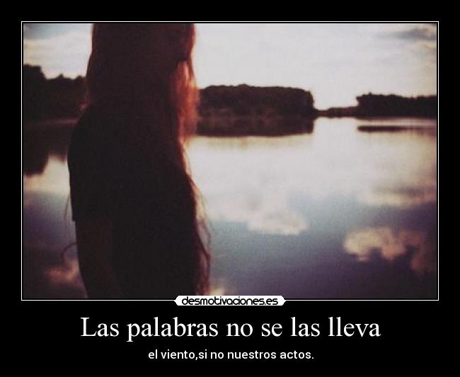 Las palabras no se las lleva -