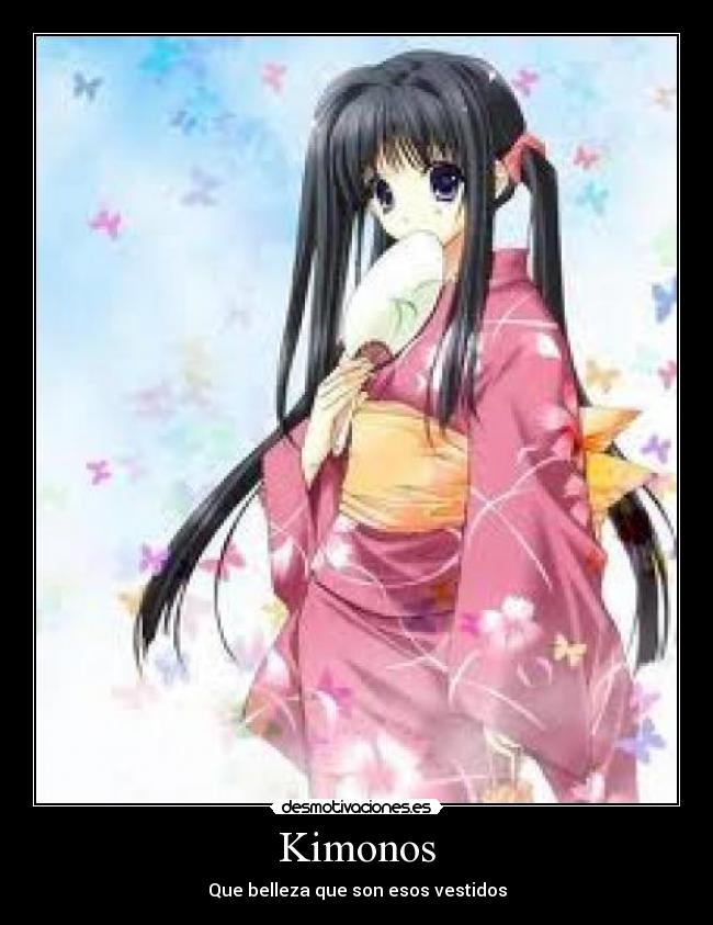 Kimonos - Que belleza que son esos vestidos