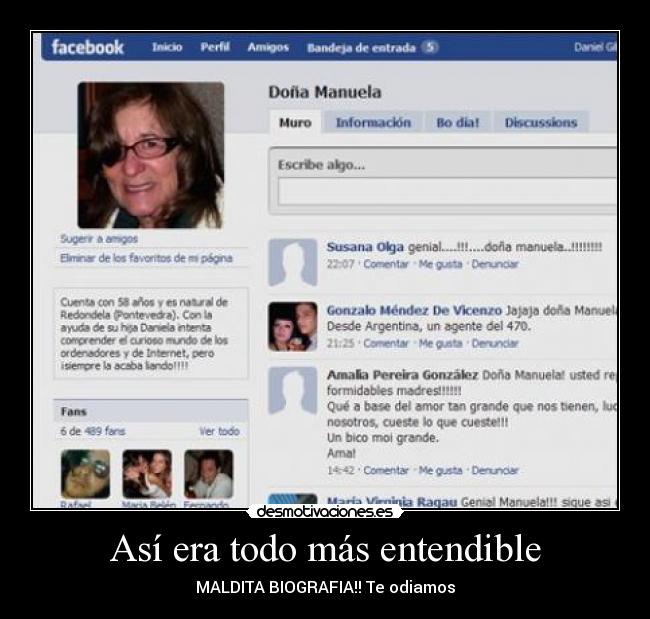 carteles viejo perfil facebook desmotivaciones