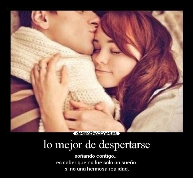 lo mejor de despertarse -