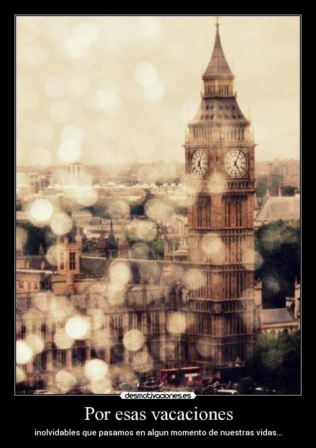 Por esas vacaciones - 