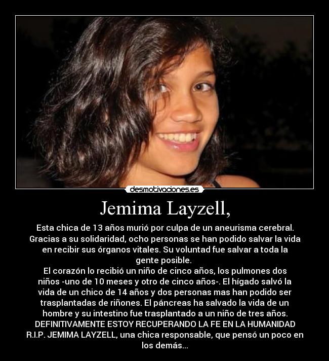 Jemima Layzell, -