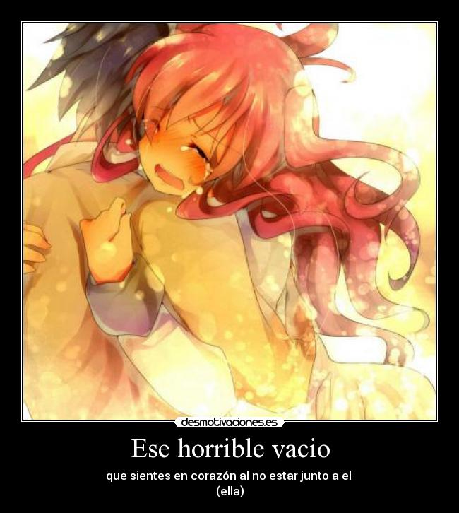 carteles anime vacio desmotivaciones