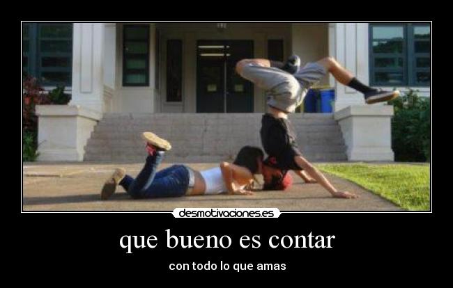 que bueno es contar - 