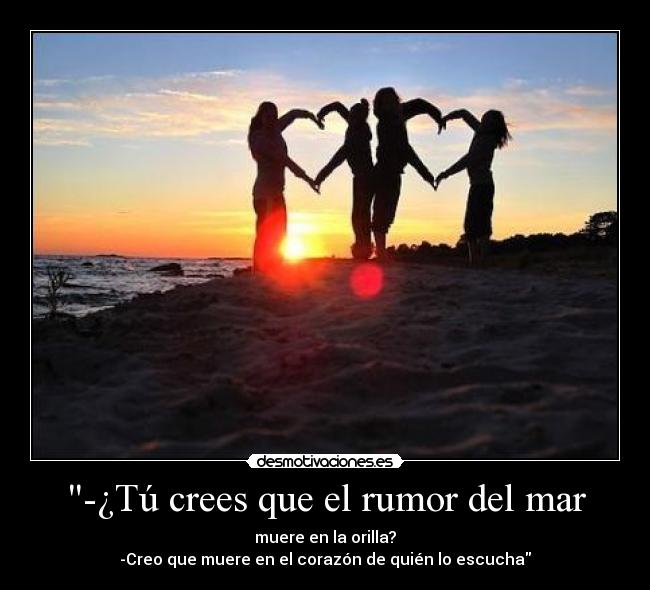 carteles corazon mar rumor desmotivaciones