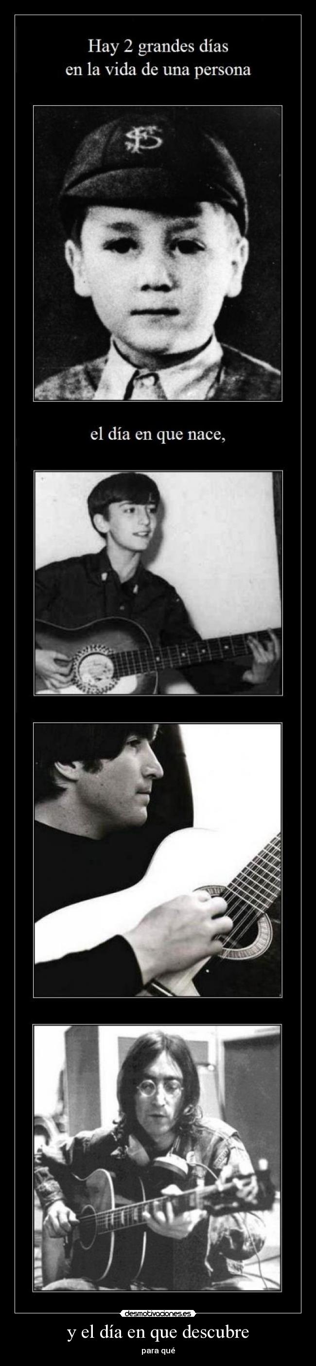 y el día en que descubre - 